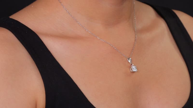 Luxuriant Lab Grown Diamond E-F VS and Ceylon Blue Sapphire 2.15 ctw Pendant Necklace in 950 Platinum 20 Inches