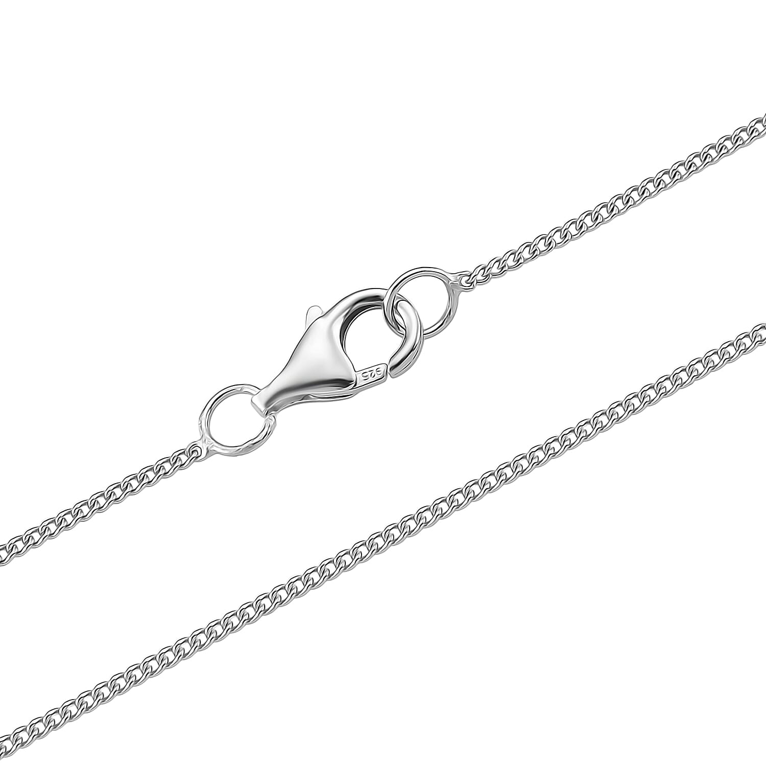 D'Joy Moissanite, Blue Sapphire Bridal Pendant Necklace in Rhodium Over Sterling Silver 2.90 ctw (18 Inches)