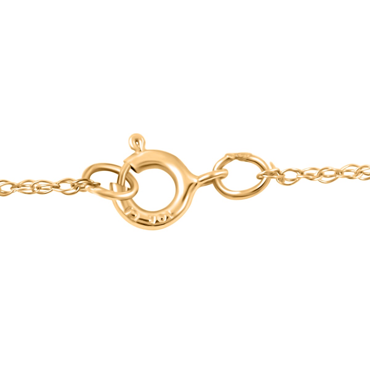 Diamond G-H I3 0.25 ctw Cross Pendant Necklace in 10K Yellow Gold 18 Inches image number 3