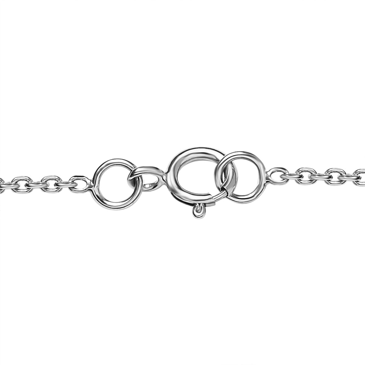 Diamond 0.10 ctw Key Pendant Necklace in Rhodium Over Sterling Silver 18 Inches image number 4