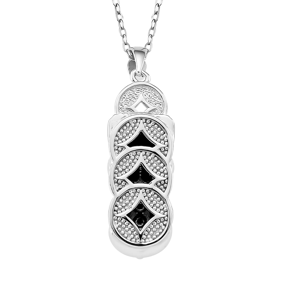 Pixiu Pendant Necklace in 950 Platinum 5.94 Grams 18 Inches image number 3