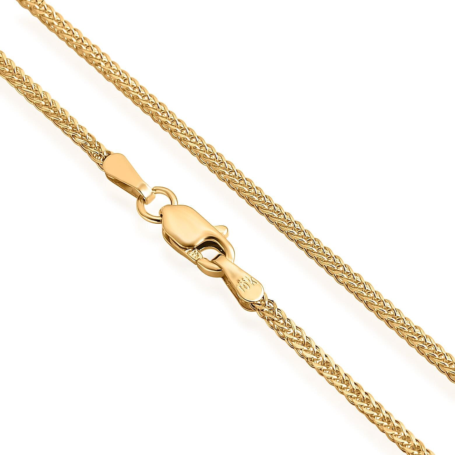 Blossom Heart Pendant Necklace in 10K Yellow Gold 20 Inches 3 Grams
