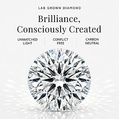 Luxuriant Lab Grown Diamond E-F VS 0.50 ctw Solitaire Pendant Necklace in 10K White Gold 20 Inches