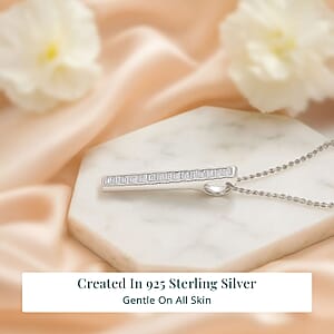 Luxuriant Lab Grown Diamond G SI 0.70 ctw Pendant Necklace in Sterling Silver 18-19 Inches