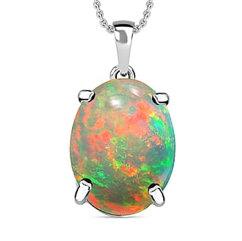 Ethiopian Welo Opal / 18K White Gold - Product card gallery slide 1 (10176678691129)