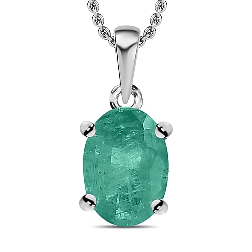 Kagem Zambian Emerald / 14K White Gold - Product card gallery slide 1 (9432832573695)