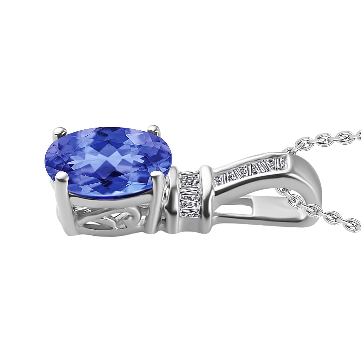 Tanzanite / 14K White Gold