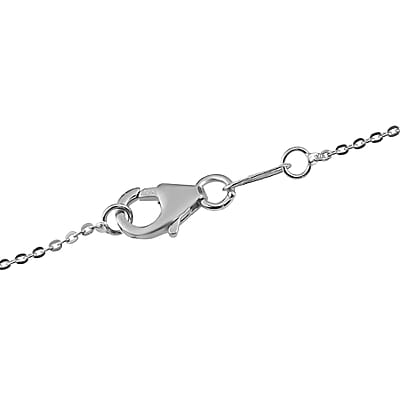 Premium Rainbow Moonstone and White Zircon Halo Pendant Necklace 20 Inches in Platinum Over Sterling Silver 10.25 ctw