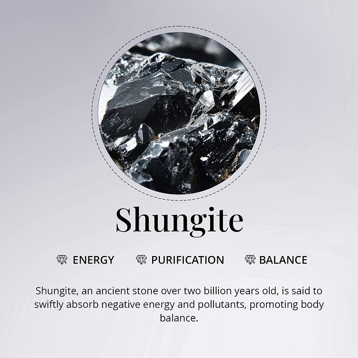 Elite Shungite Jewelry Set, Shungite 3 Stone Ring, Shungite Stud Earrings, Shungite 3 Stone Pendant Necklace, 20 Inch Necklace, Platinum Over Sterling Silver and Stainless Steel Jewelry Set 4.90 ctw image number 8