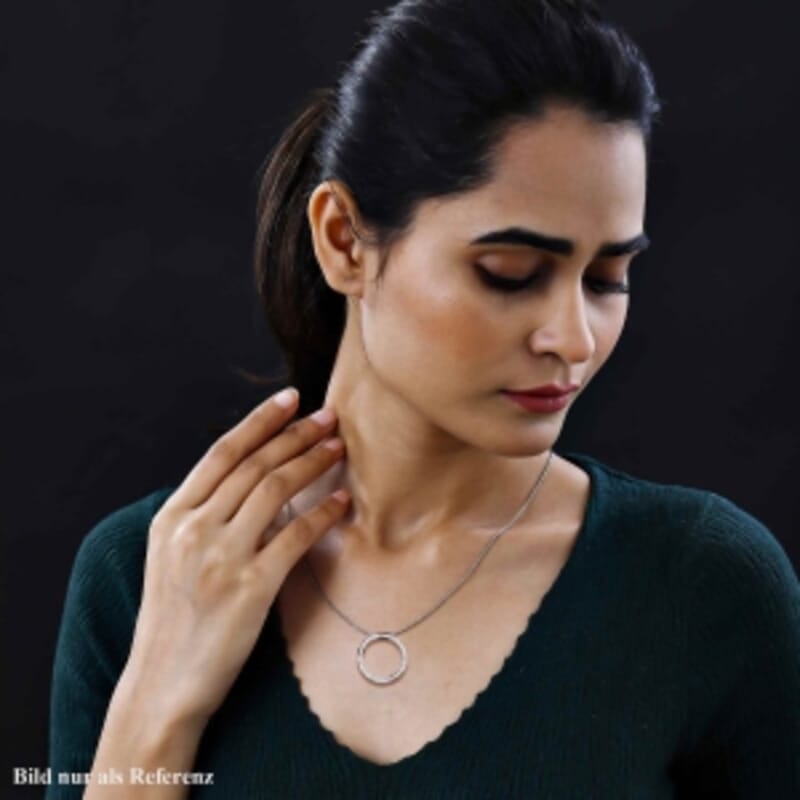 White Diamond 1.00 ctw Pendant Necklace in Platinum Over Sterling Silver 18 Inches