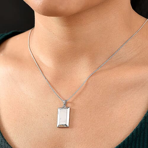 Rhodium Over Sterling Silver - Product card gallery slide 2 (9432840372479)