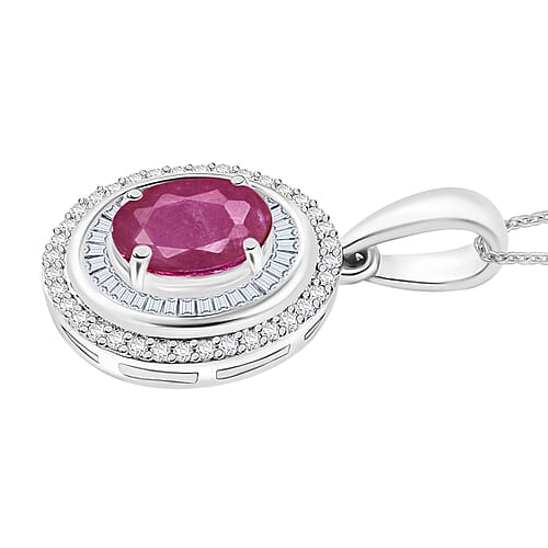 Mozambique Ruby / 10K White Gold - Product card gallery slide 3 (9432844697855)