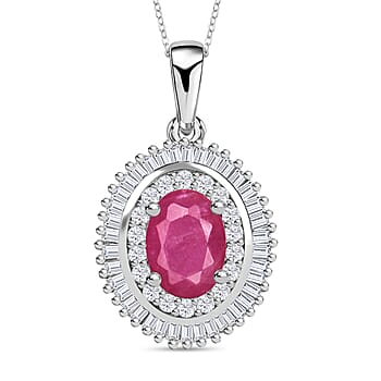 Mozambique Ruby / 14K White Gold - Product card gallery slide 1 (10176681378105)