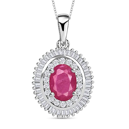 Mozambique Ruby / 14K White Gold - Product card gallery slide 1 (10176681378105)
