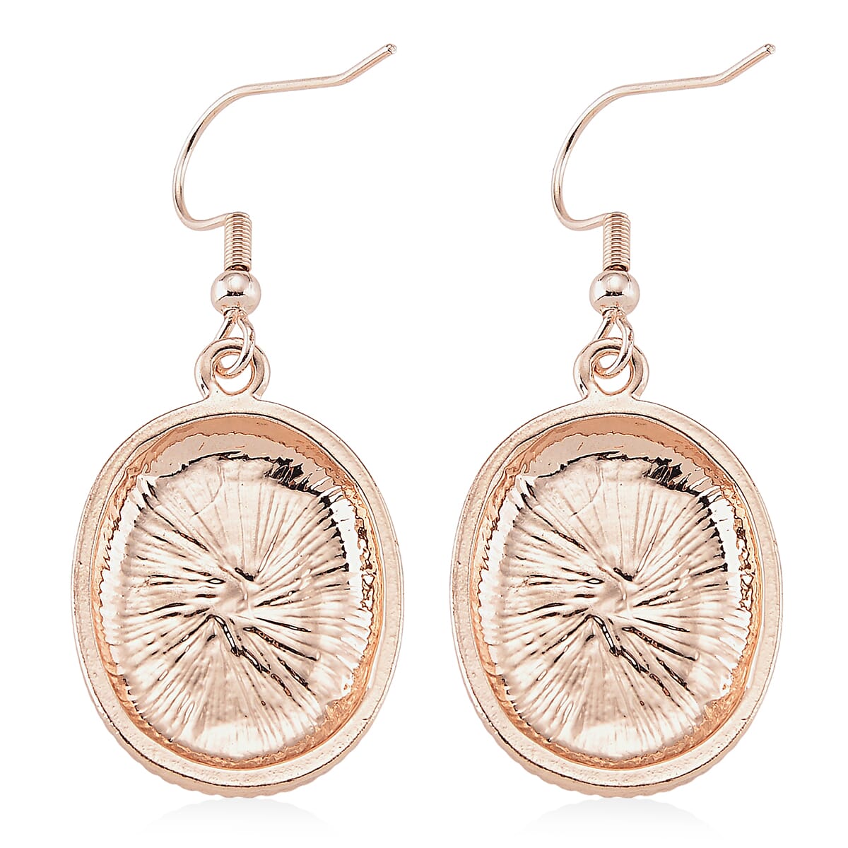 3pcs Set - Galilea Rose Quartz 150.00 ctw Earrings, Bracelet (6.50-8.0In) and Necklace 20 Inches in Rosetone image number 8