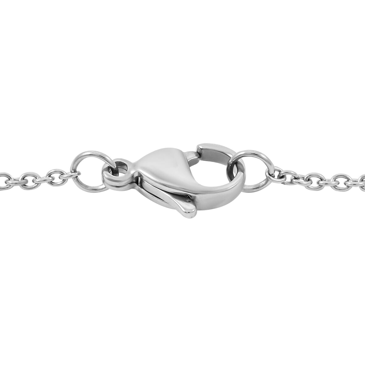 White Howlite 28.50 ctw Pendant Necklace in 14K YG and Platinum Over Copper with Magnet and Stainless Steel 20 Inches image number 5