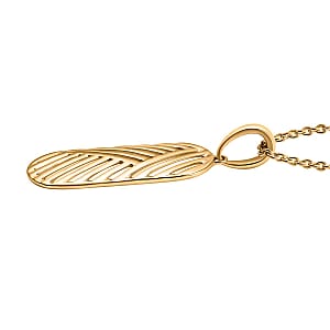 Linear Geometry Pendant Necklace in 10K Yellow Gold 2.85 Grams 20 Inches