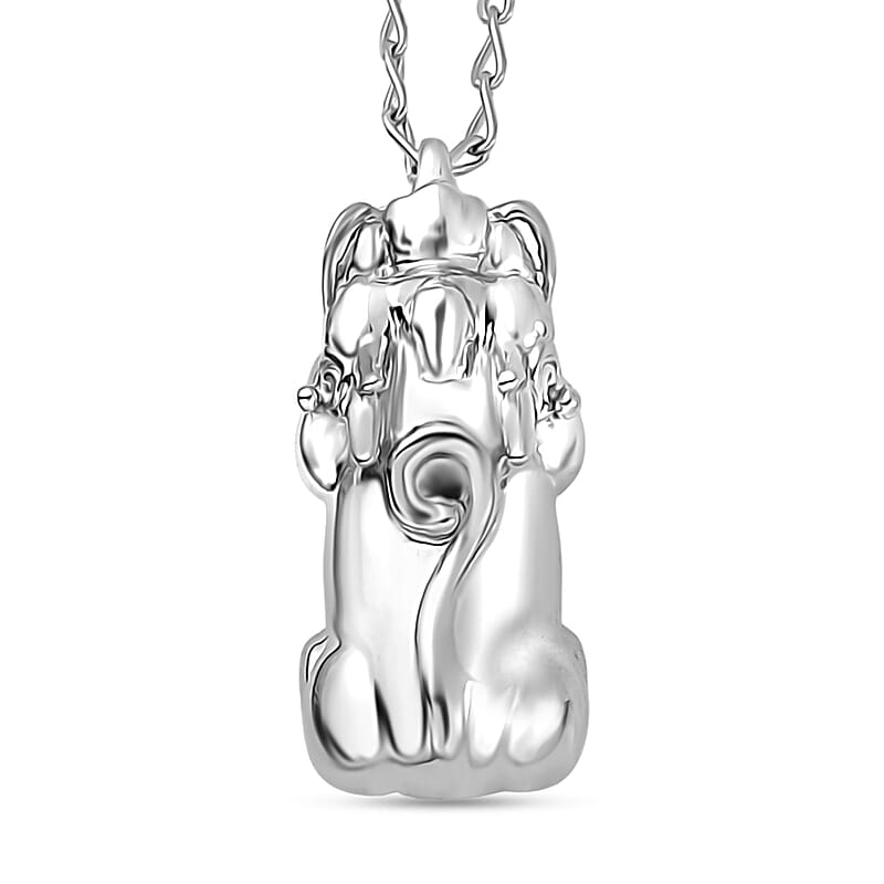 Rhapsody Pixiu Pendant Necklace in 950 099.99Platinum 5.80 Grams 20 Inches