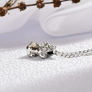 Rhapsody Pixiu Pendant Necklace in 950 099.99Platinum 5.80 Grams 20 Inches