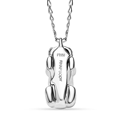 Rhapsody Pixiu Pendant Necklace in 950 099.99Platinum 5.80 Grams 20 Inches