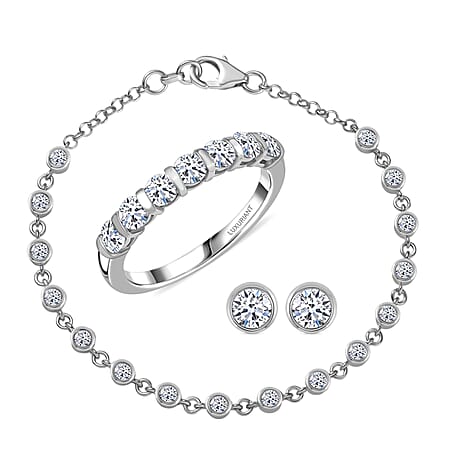 Rhodium Over Sterling Silver / 6 - Product card gallery slide 1 (10176684753209)