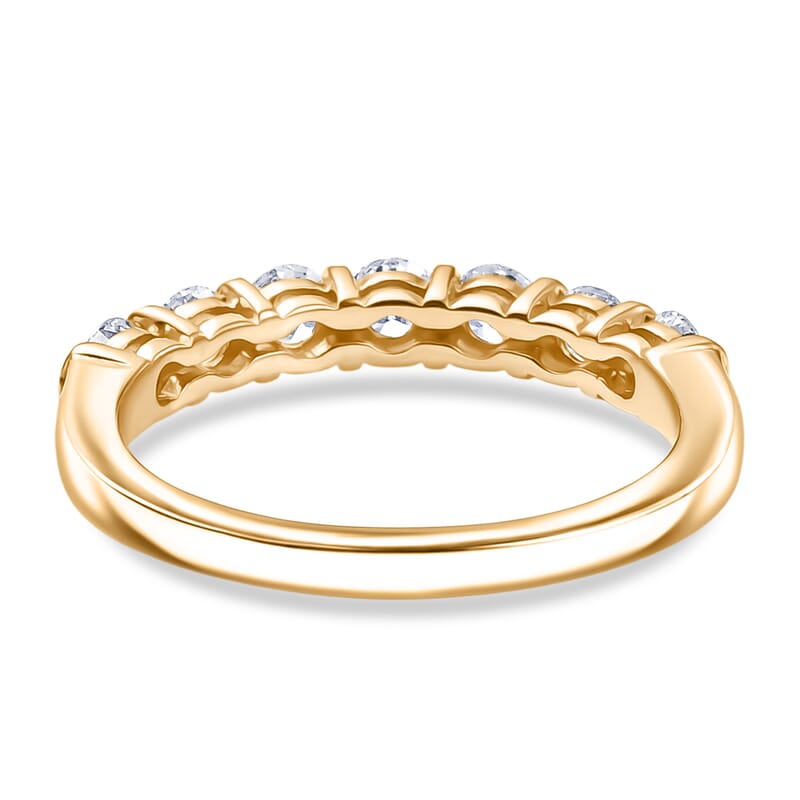 Luxuriant Lab Grown Diamond (SI-I1) Bubbles Ring (Size 6.0) and Stud Earrings and Bracelet (7.25In) in 18K Vermeil YG Over Sterling Silver 2.80 ctw