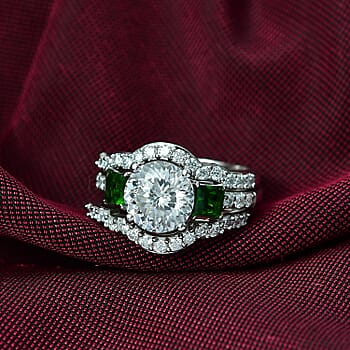 Moissanite & Chrome Diopside / 5 - Product card gallery slide 2 (10176685998393)
