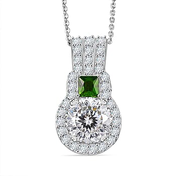 Moissanite & Chrome Diopside - Product card gallery slide 1 (10176685932857)