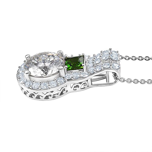 Moissanite & Chrome Diopside - Product card gallery slide 4 (10176685932857)