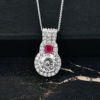 Moissanite & Niassa Ruby - Product card gallery slide 2 (9432867340543)