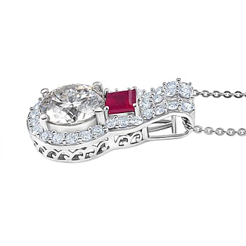 Moissanite & Niassa Ruby - Product card gallery slide 4 (9432867340543)