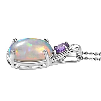 Ethiopian Welo Opal & Purple Sapphire - Product card gallery slide 4 (10176686063929)