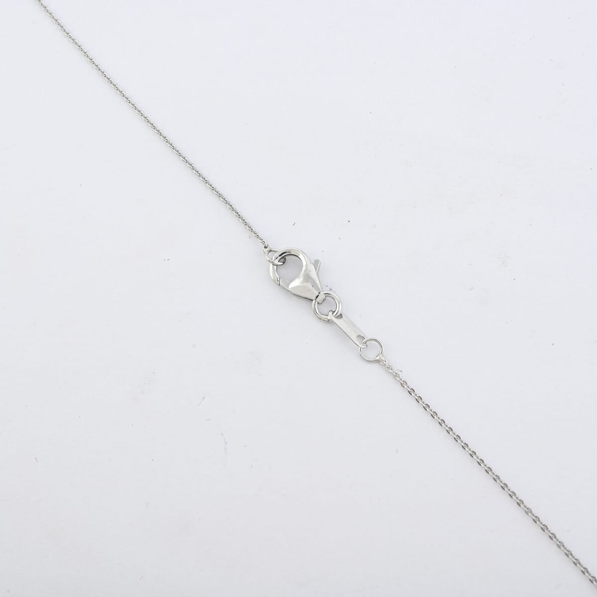 D'Joy Catalina Iolite and Moissanite 1.25 ctw Timeless Grace Pendant Necklace in Rhodium Over Sterling Silver 20 Inches image number 3