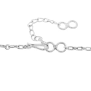 Santa Fe Style Spiny Turquoise 122.00 ctw Necklace 18 Inches and Earrings in Sterling Silver