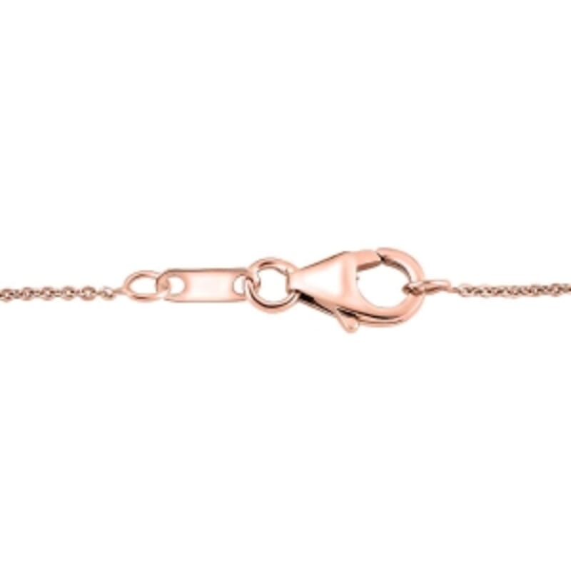 D'Joy Ethiopian Welo Opal, Green Diamond (IR) 2.45 ctw Pendant Necklace (18 Inches) in 18K Vermeil Rose Gold Over Sterling Silver