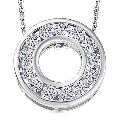 E-F VS / Rhodium Over Sterling Silver - Product card gallery slide 1 (10176690127161)