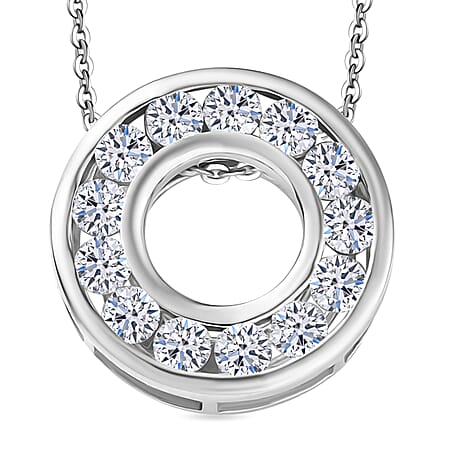 E-F VS / Rhodium Over Sterling Silver - Product card gallery slide 1 (10176690127161)