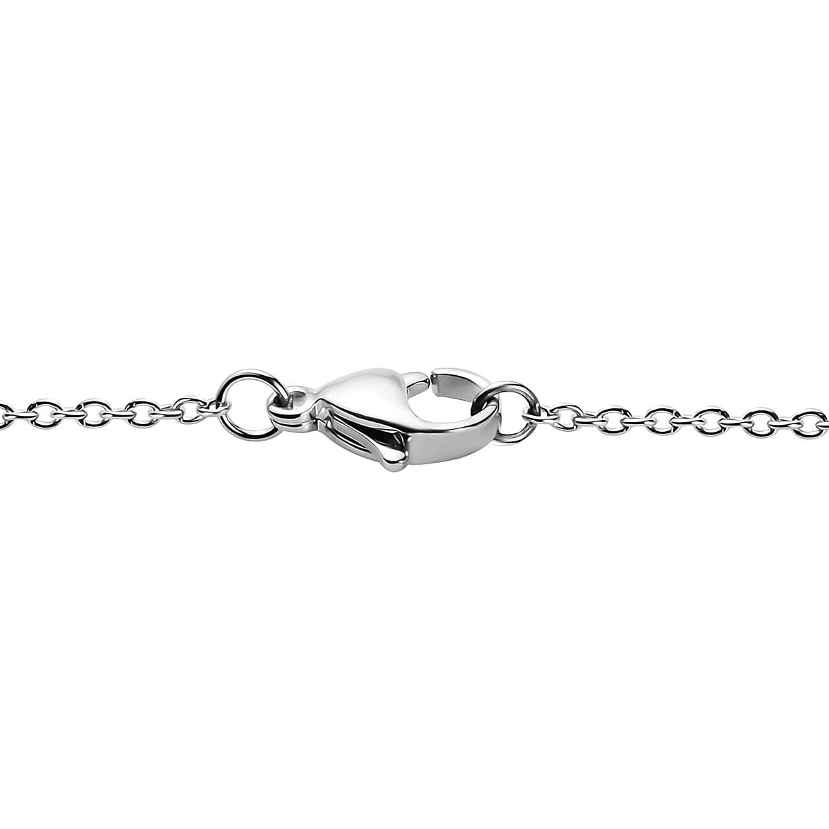 D'Joy 100 Facets Moissanite 2.15 ctw Solitaire Pendant Necklace in Rhodium Over Sterling Silver 20 Inches image number 5