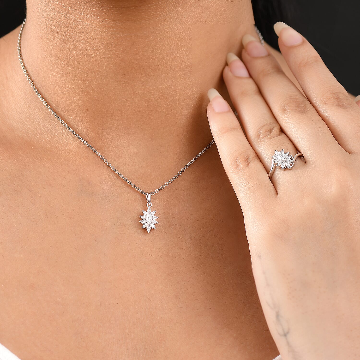 Buy J Francis Embellished with Zirconia by Swarovski 2.25