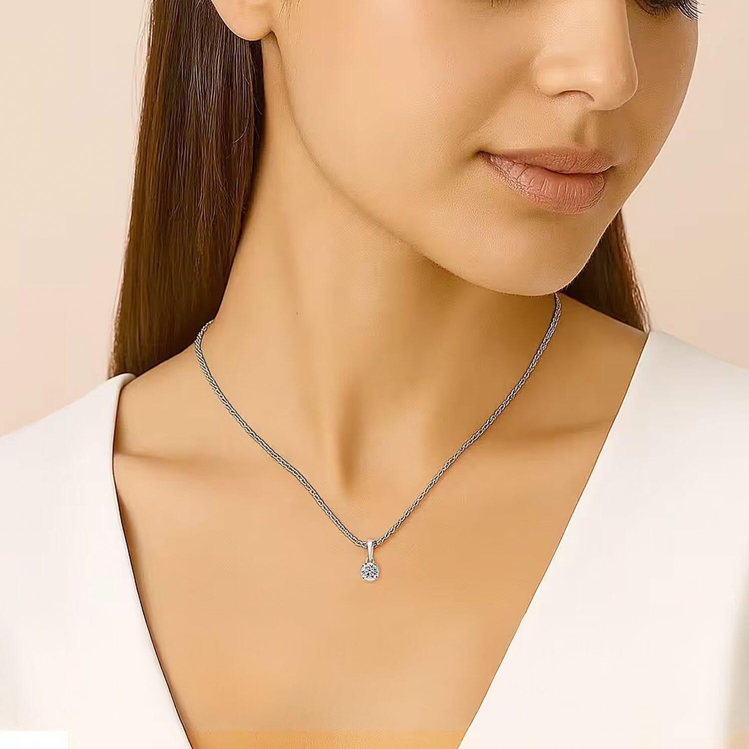 Rhodium Over Sterling Silver - Product card gallery slide 2 (9432927076607)