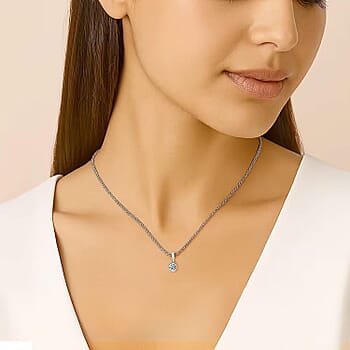 Rhodium Over Sterling Silver - Product card gallery slide 2 (10176691798329)