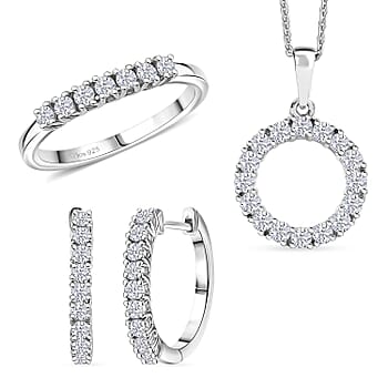 Rhodium Over Sterling Silver / 5 - Product card gallery slide 1 (10176692355385)