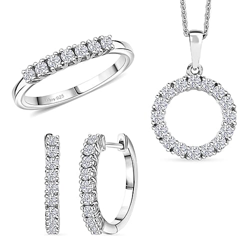 Rhodium Over Sterling Silver / 8 - Product card gallery slide 1 (9432919212287)