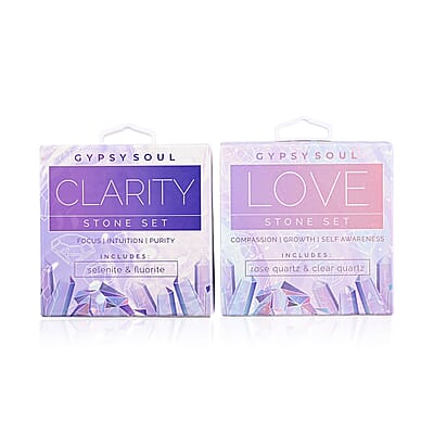 Gypsysoul Love 2Pc Crystal Set and Clarity 2Pc Crystal Set