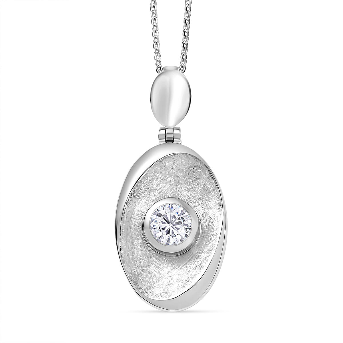 Rhodium Over Sterling Silver - Product card gallery slide 1 (10146557853979)