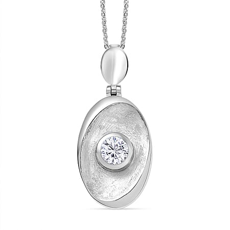 Rhodium Over Sterling Silver - Product card gallery slide 1 (10176693535033)