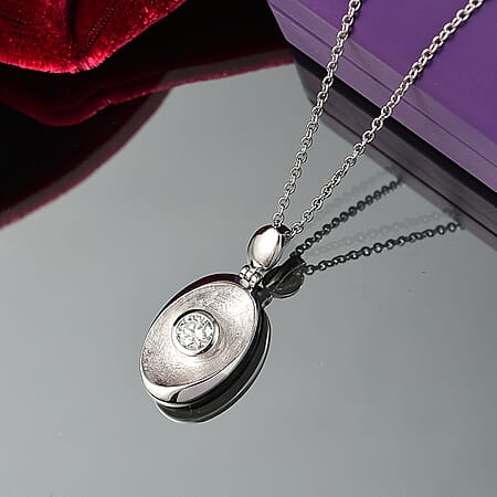 Rhodium Over Sterling Silver - Product card gallery slide 2 (10176693535033)