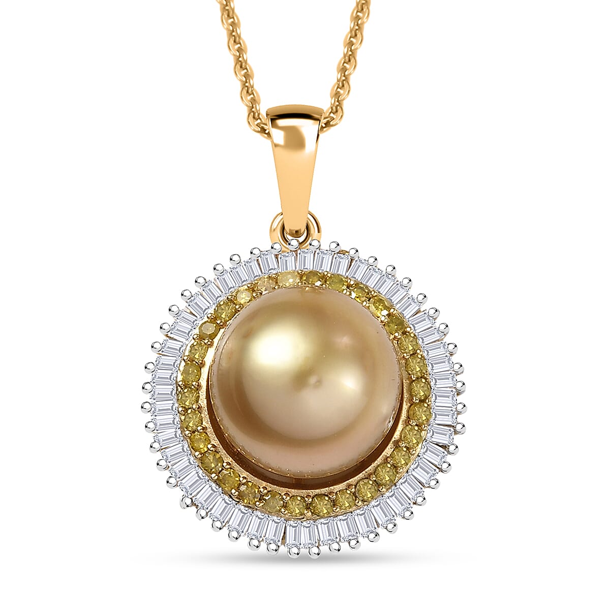 South Sea Pearl & Yellow Diamond - Product card gallery slide 1 (10146300035355)