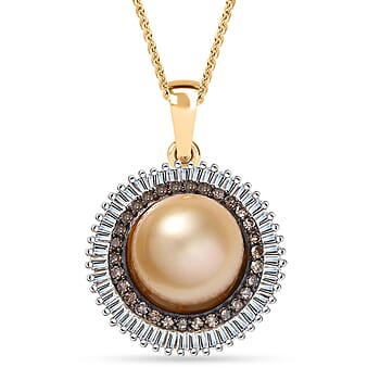 South Sea Pearl & Champagne Diamond - Product card gallery slide 1 (10176693698873)