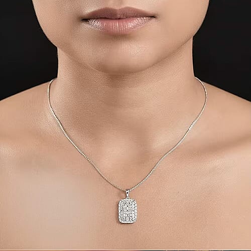 Rhodium Over Sterling Silver - Product card gallery slide 2 (9432935366911)